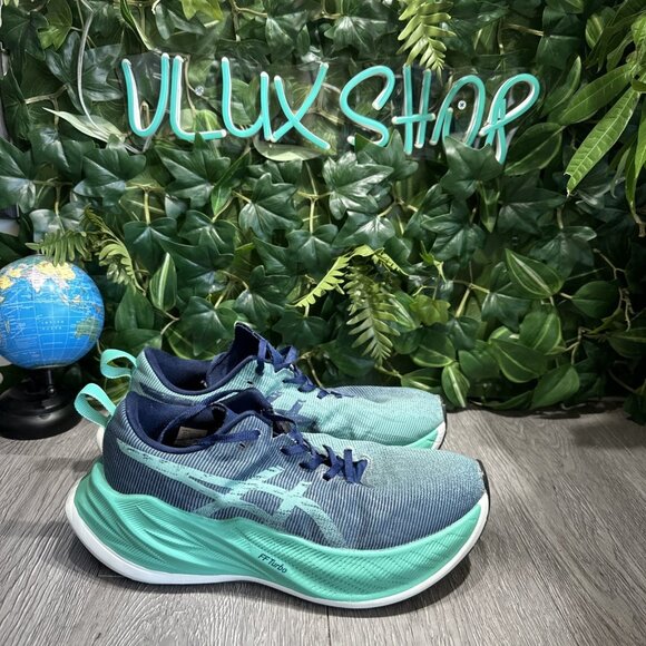 ASICS Superblast Diva Aquarium Mens Size 7.5 Women's 9 Running Shoes - Picture 1 of 10